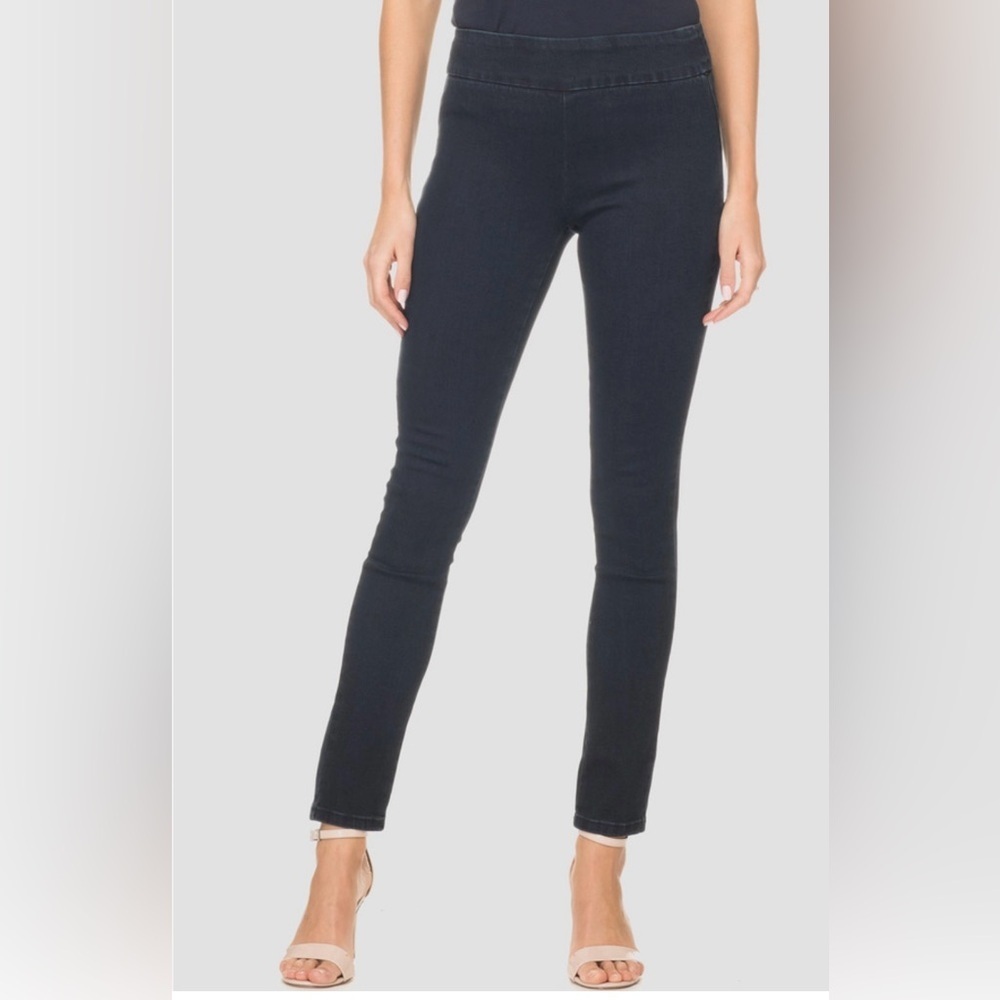 Joseph Ribkoff Dark Blue Jeans with Elastic Waist -Size 8